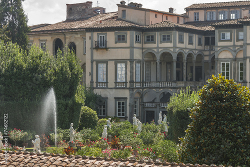 Pfanner Palace garden, Lucca, Italy photo