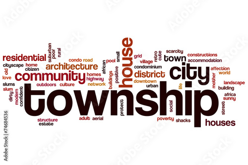 Township word cloud