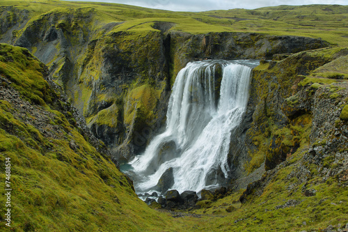 Fagrifoss waterfall