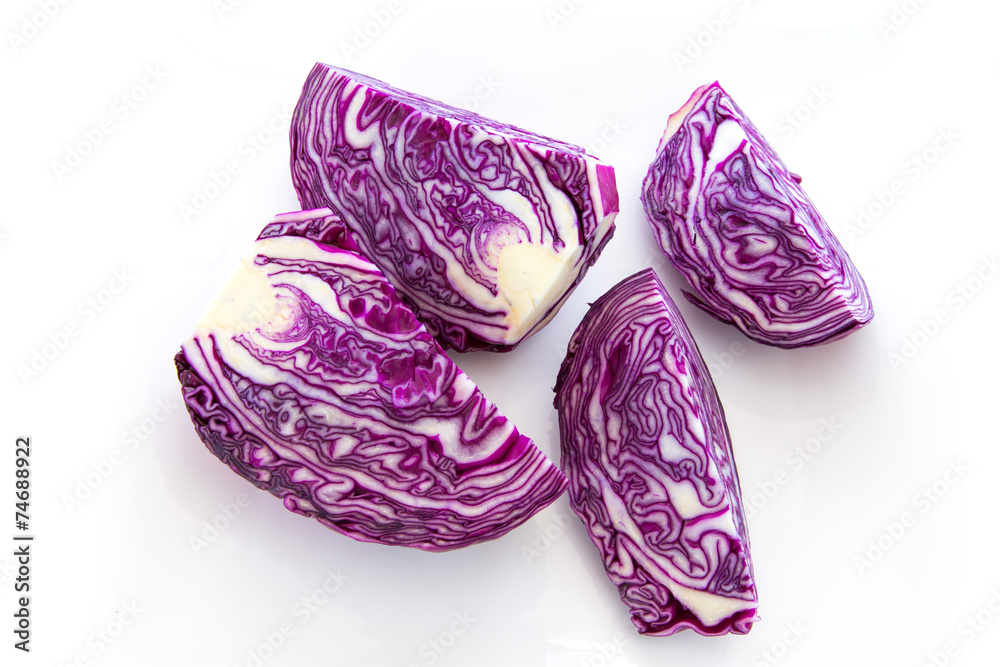 Rotkohl geschnitten Rotkohl geschnitten