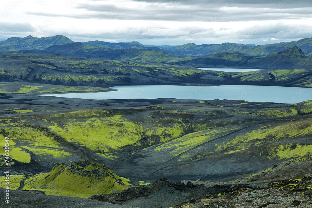 Twin lakes Kambavatn and Lambavatn