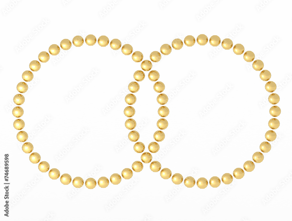 Obraz premium Wedding rings