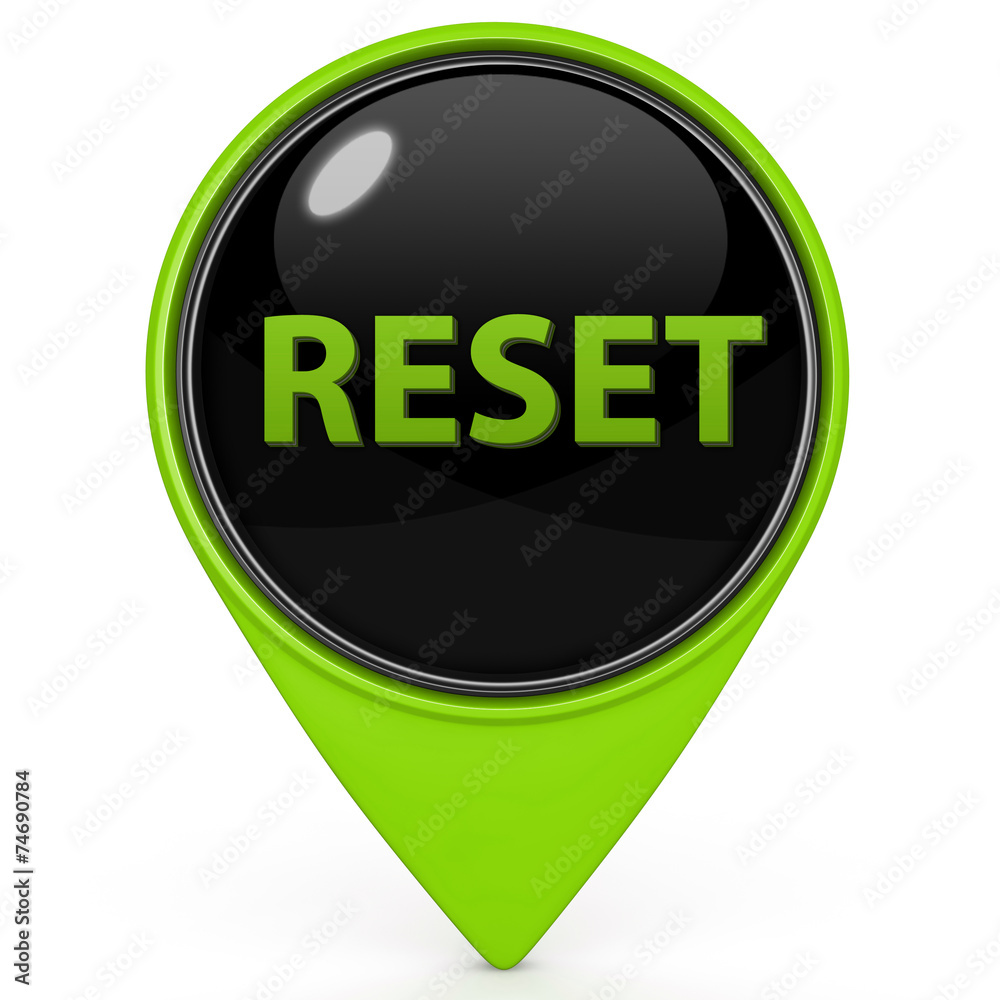 reset pointer icon on white background reset pointer icon on white background