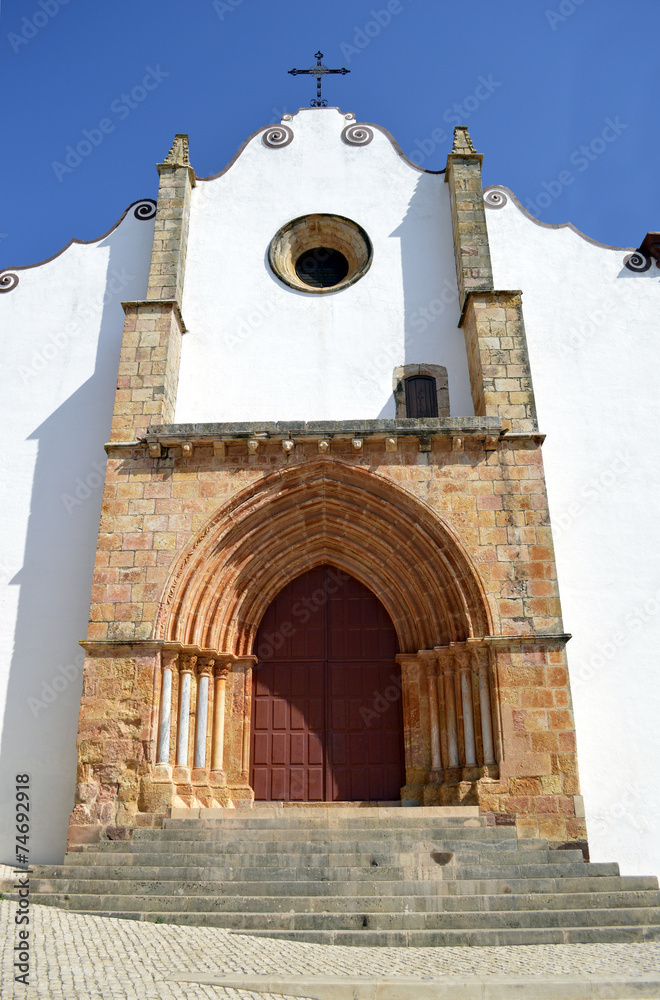 Silves Cathedral in the Algarve, Portugal