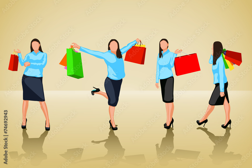 Obraz premium shopping