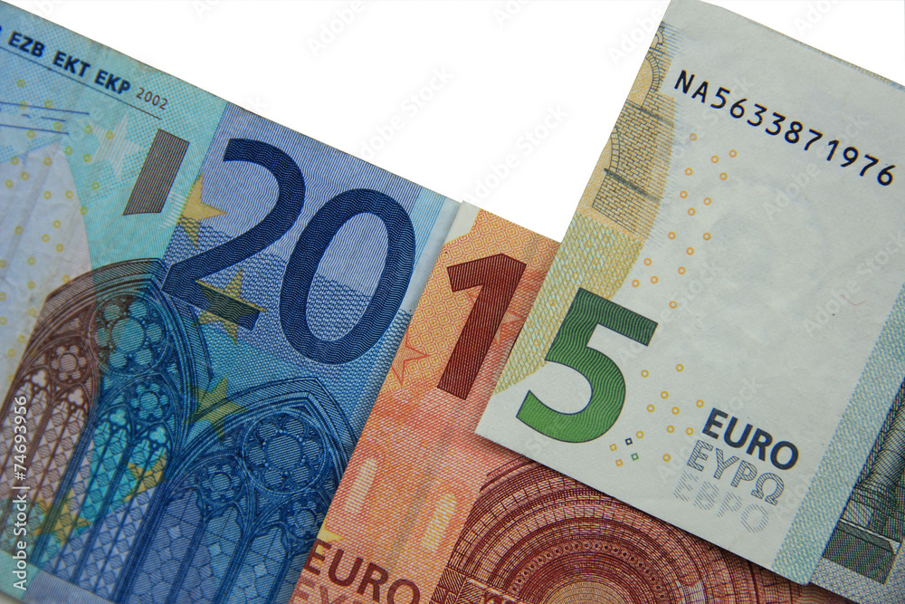 Obraz premium year 2015 in Euro notes