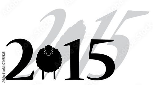 Happy new year 2015 sheep