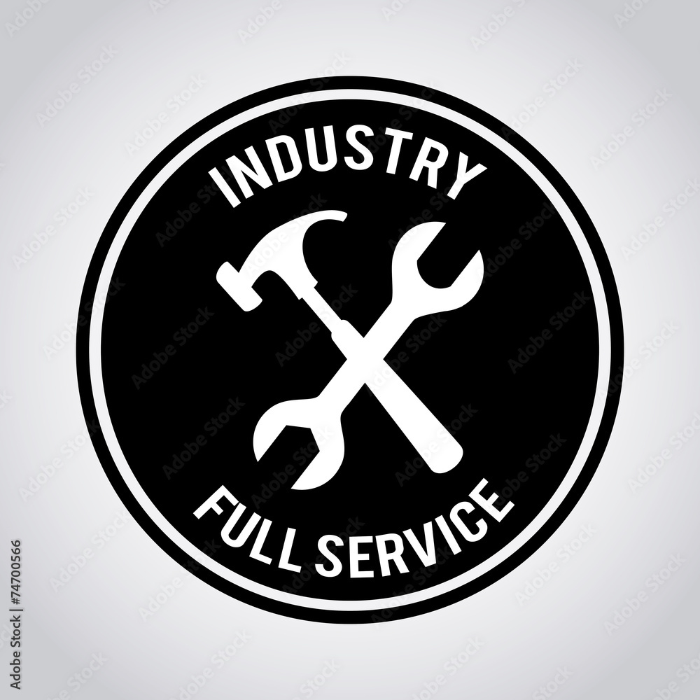 Industry design, vector illustration. Industry design, vector illustration.