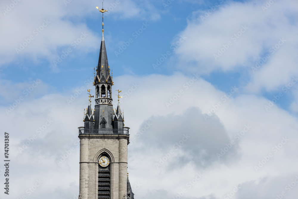 The belfry of Tournai, Belgium.