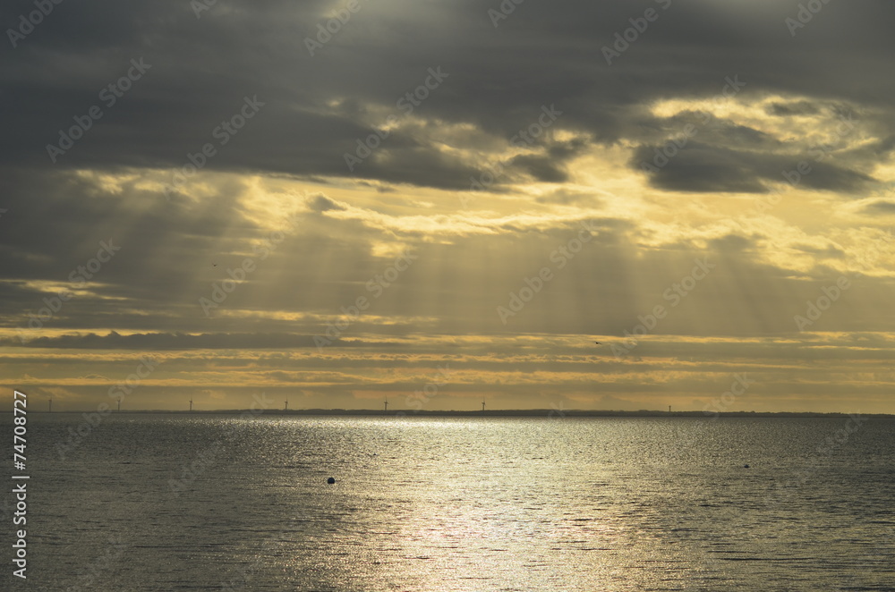 Fototapeta premium rayons du soleil