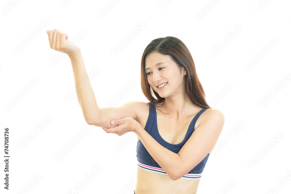 笑顔の女性 笑顔の女性