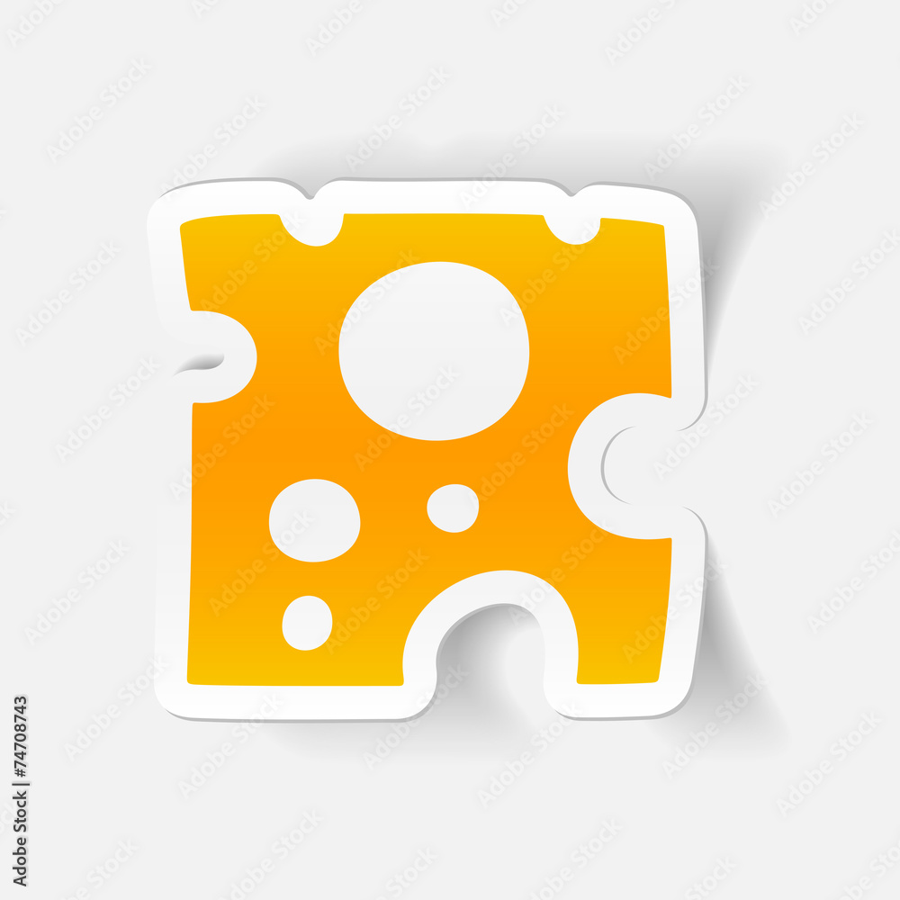 realistic design element: cheese