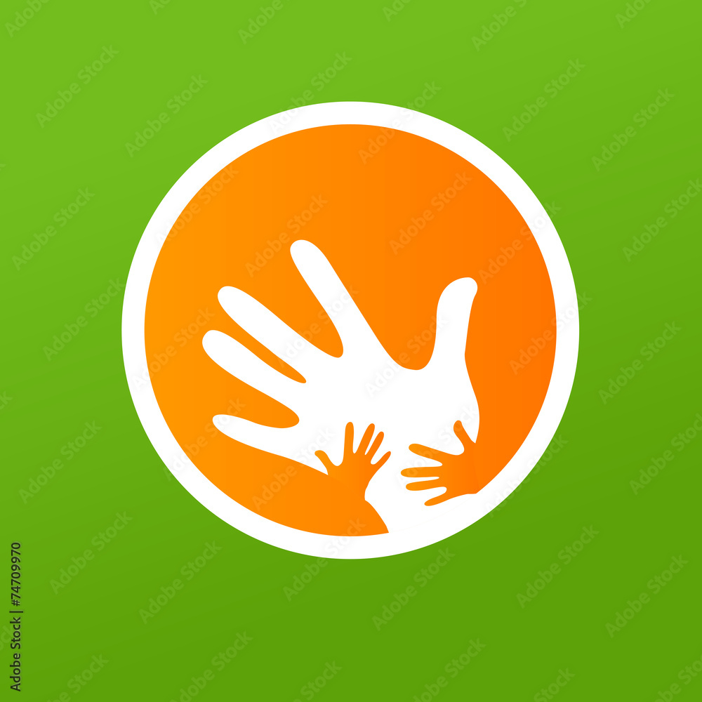 children and mother hands together children and mother hands together