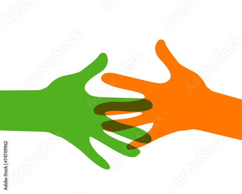hands together