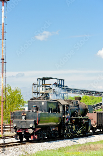 steam locomotive in Tuzla region, Bosnia and Hercegovina