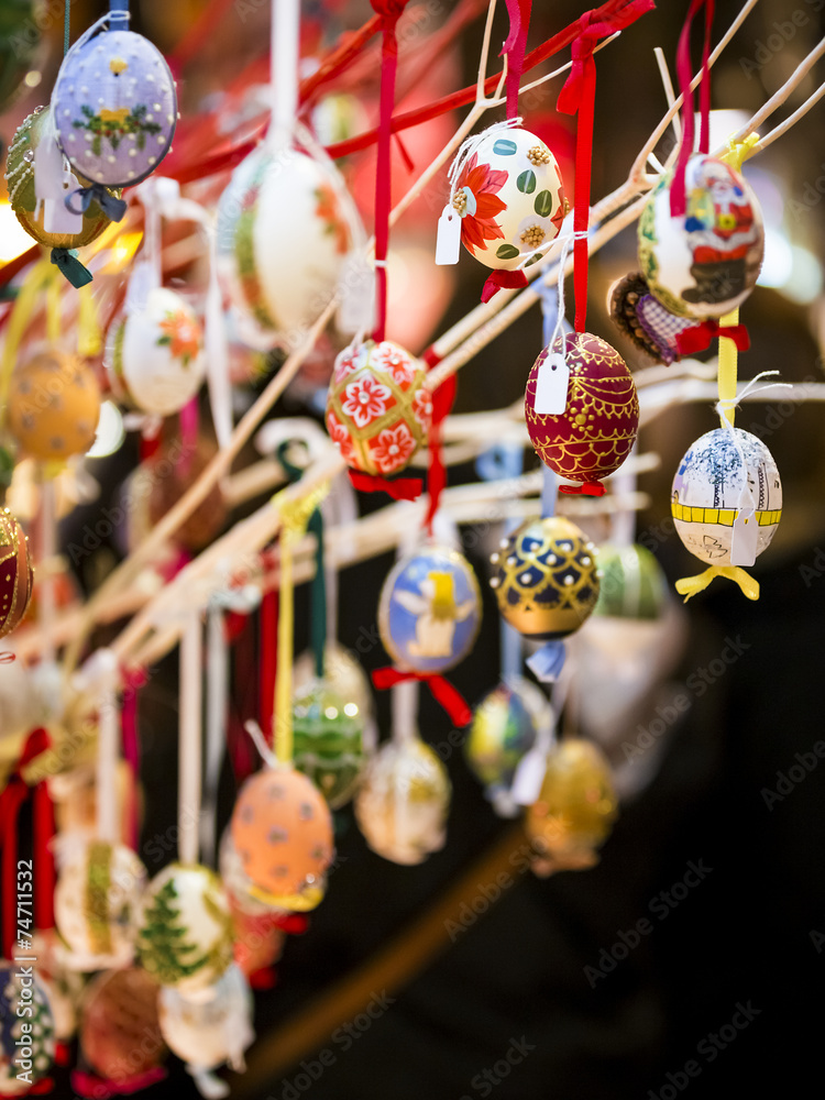 Fototapeta premium Christmas eggs