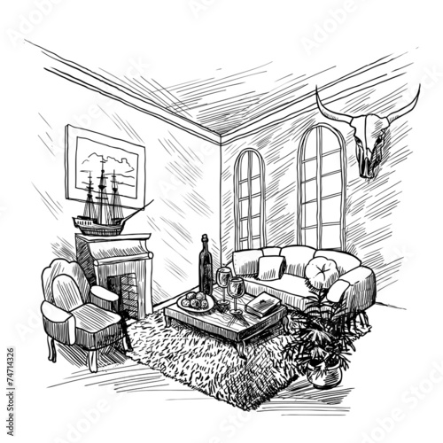 Room Sketch Background