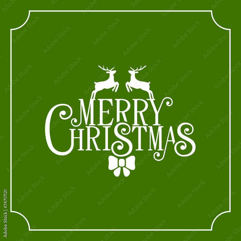 Christmas Retro Typographic Background. Vector Christmas Retro Typographic Background. Vector