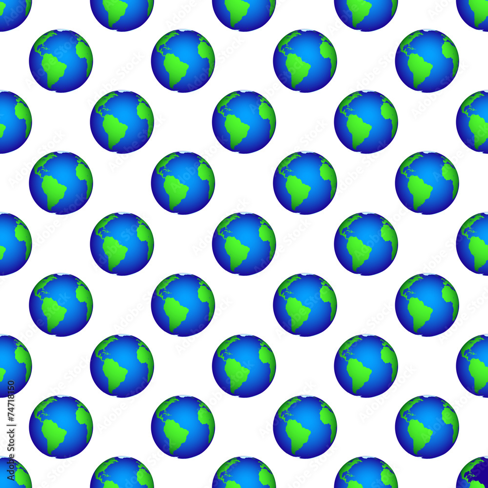 Globes pattern Globes pattern