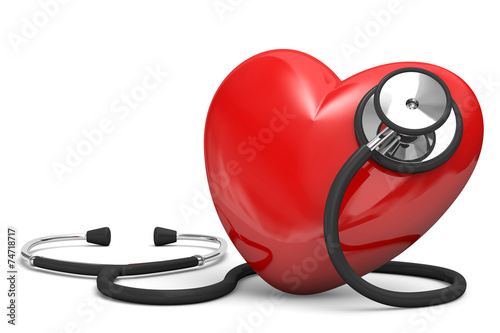 cuore con stetoscopio 2 photo