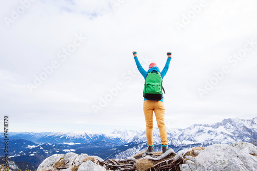 Woman reached summit