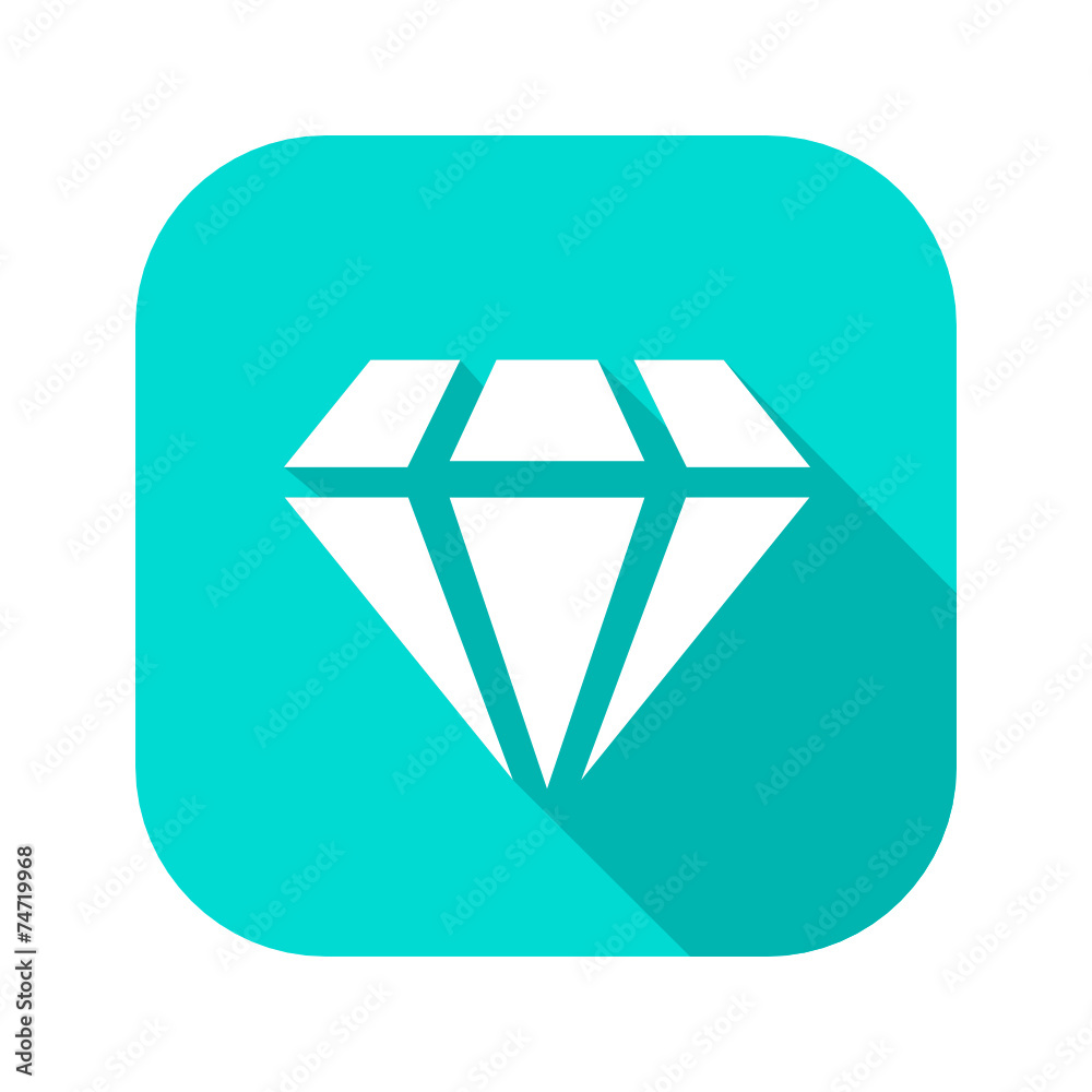 Flat Long Shadow Icon Flat Long Shadow Icon