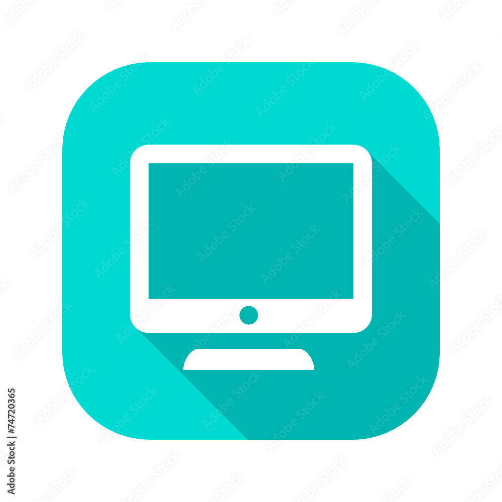 Flat Long Shadow Icon