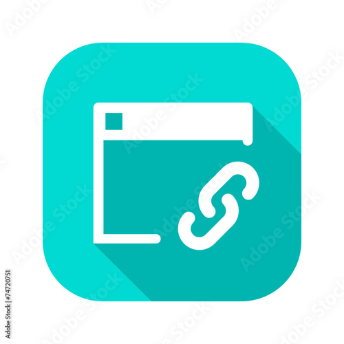 Flat Long Shadow Icon