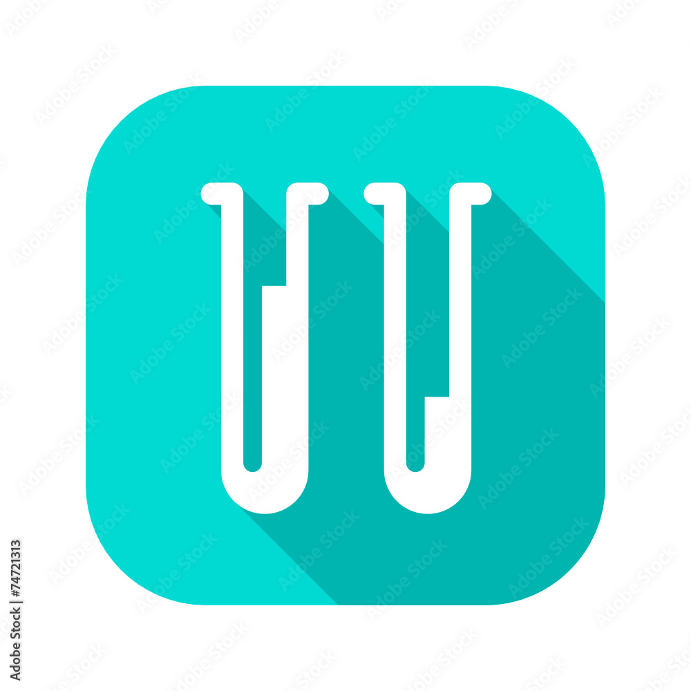 Flat Long Shadow Icon