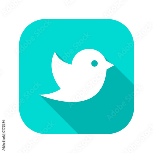 Flat Long Shadow Icon