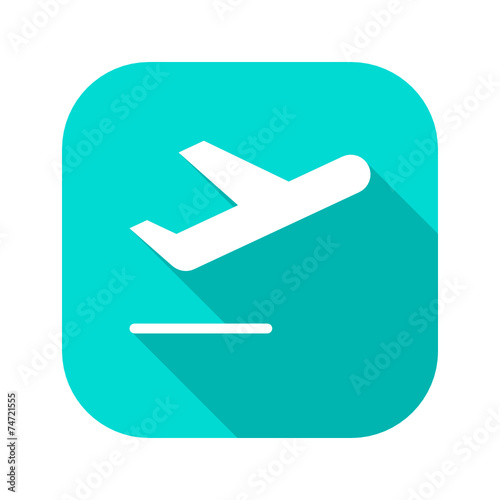 Flat Long Shadow Icon