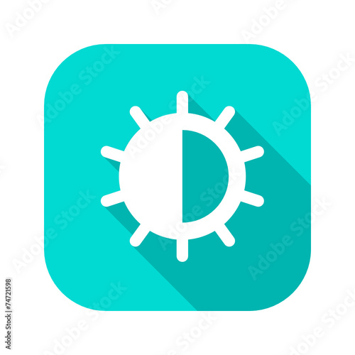 Flat Long Shadow Icon