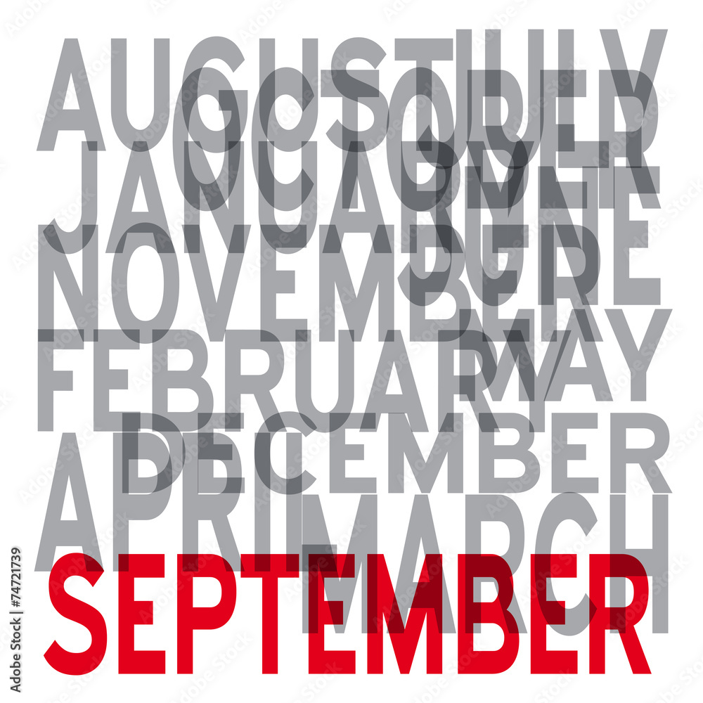 Vector september background Vector september background