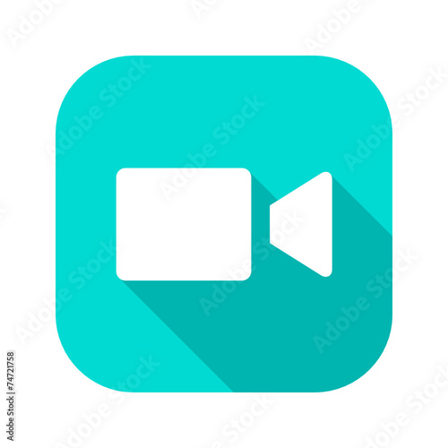 Flat Long Shadow Icon