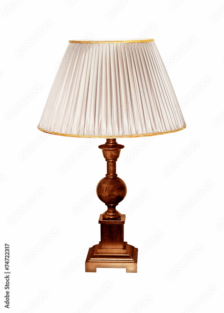 table lamp isolated on white background table lamp isolated on white background