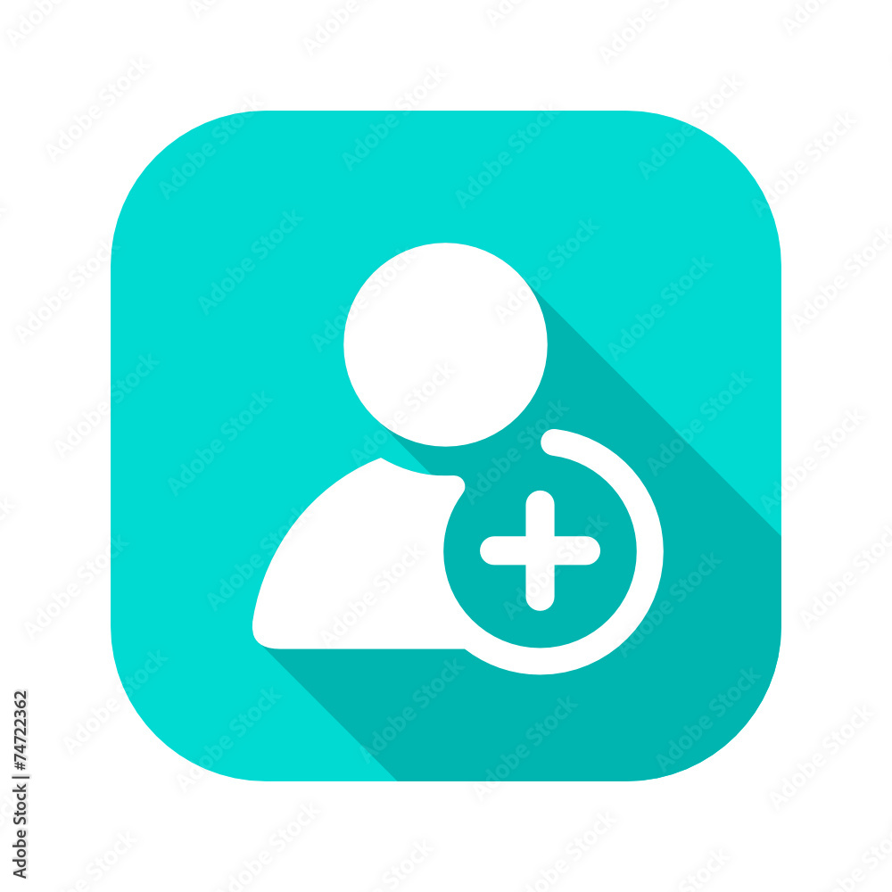 Flat Long Shadow Icon