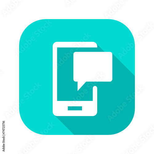 Flat Long Shadow Icon
