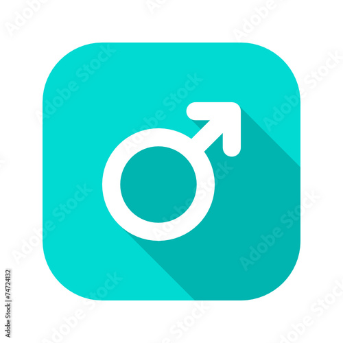 Flat Long Shadow Icon