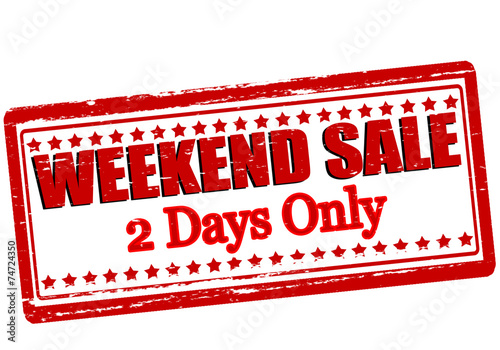 Weekend sale