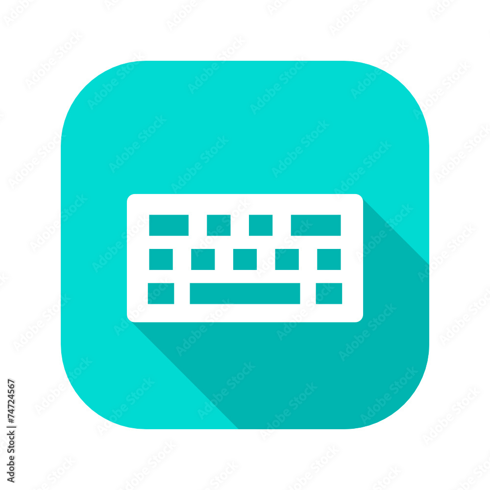 Flat Long Shadow Icon Flat Long Shadow Icon