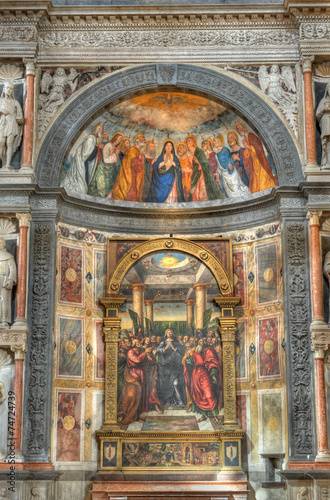 Italian church altar.