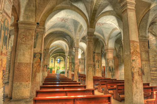 Italian church interior.