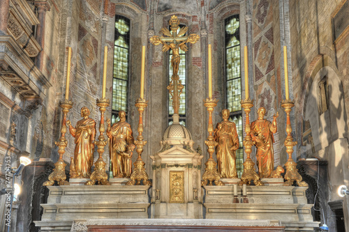Italian church altar.