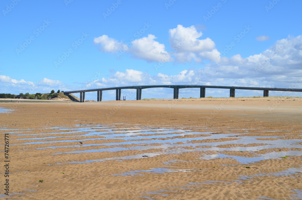 pont de Noirmoutier vu du continent