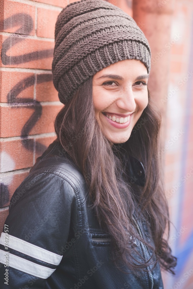 young beautiful brunette woman young beautiful brunette woman