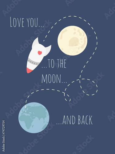 Love you to the moon and back