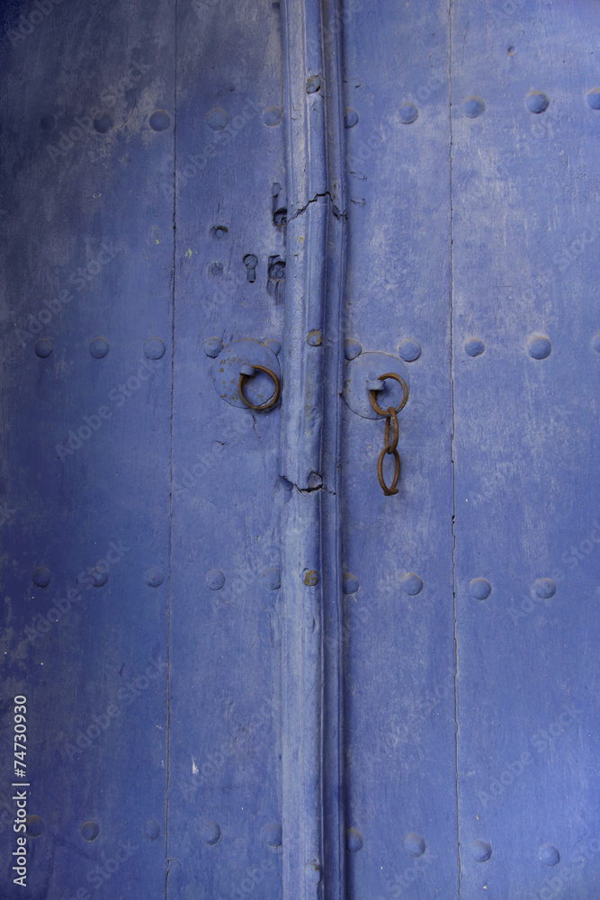 beautiful textured wooden old blue door, Bulgaria beautiful textured wooden old blue door, Bulgaria