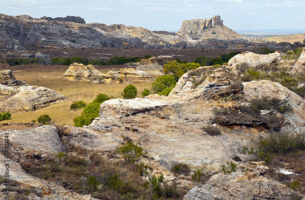 Rock formations, Isalo National Park, Madagascar
