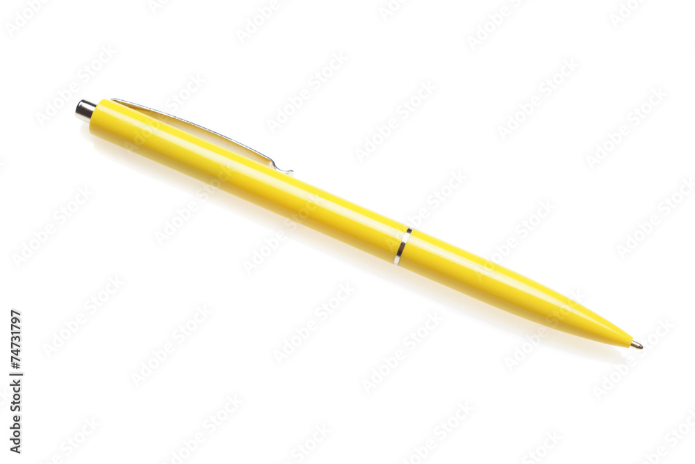 Yellow pensil isolated Yellow pensil isolated
