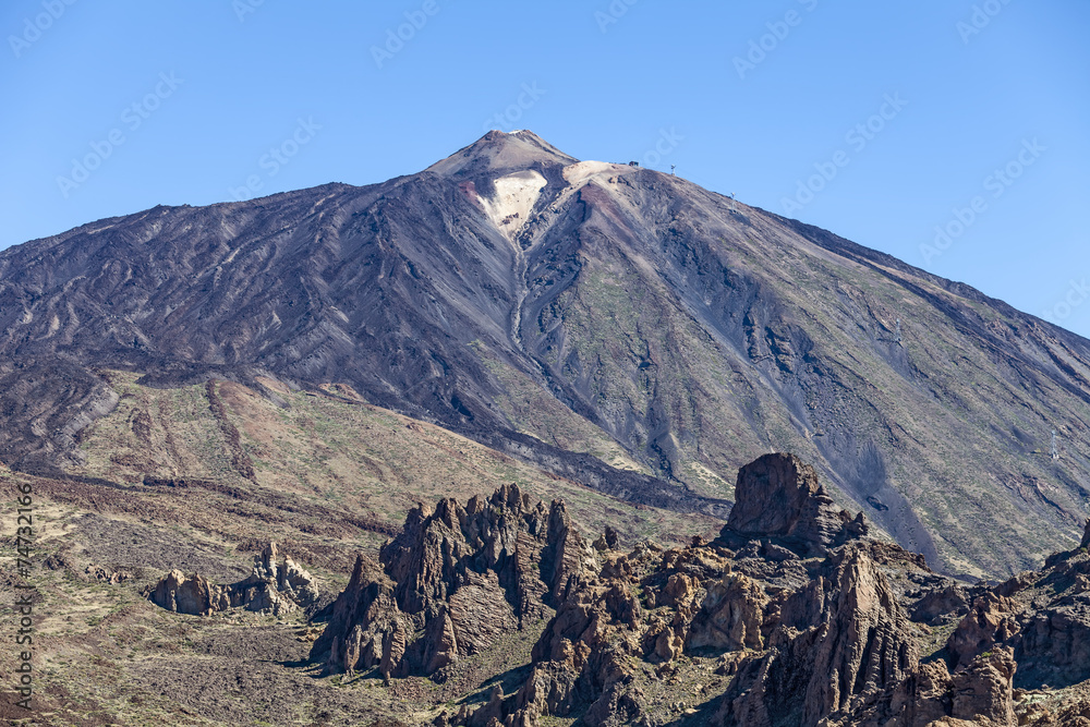 View of Teide. Tenerife. Spain.